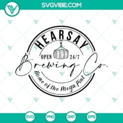 Movies, SVG Files, Hearsay Brewing Company Svg, Johnny Depp Svg, Home Of The 1