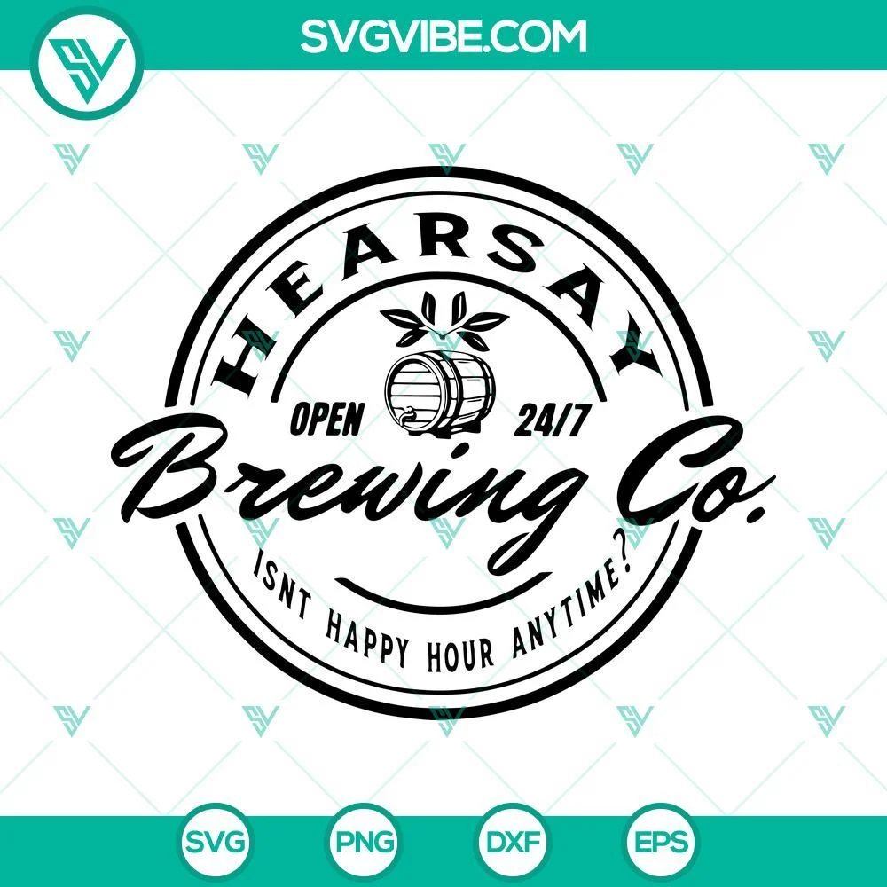 Movies, SVG Files, Hearsay Brewing Company SVG Image, Johnny Depp SVG File, 1