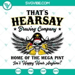 SVG Files, Trending, Hearsay Brewing Company SVG Download PNG DXF EPS, Mega 10