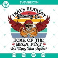 SVG Files, Trending, Hearsay Brewing Company SVG Image, That’s Hearsay 9