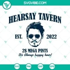 Movies, SVG Files, Hearsay Tavern Est 2022 Svg, Mega Pint Svg, Hearsay Brewing 2