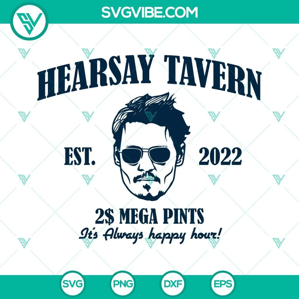 Movies, SVG Files, Hearsay Tavern Est 2022 Svg, Mega Pint Svg, Hearsay Brewing 1