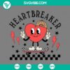 Heart Breaker SVG design with heart skateboard graphic for download in PNG, EPS, and DXF file formats. Ideal for crafting projects.