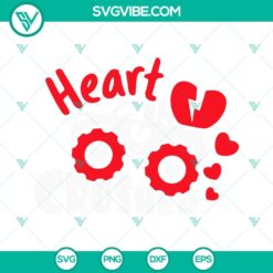 SVG Files, Valentine's Day, Heart Crusher SVG File, Valentines Monster Truck 1