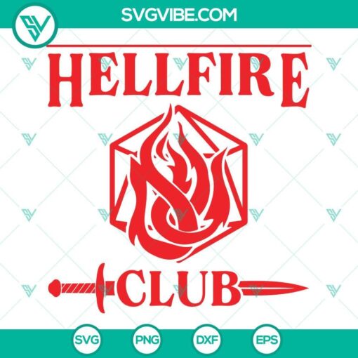 hellfire club shirt svg stranger things hellfire club svg stranger things 4 shirt svg dungeons and dragons shirt svg 10 mockup