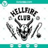 Hellfire Club Stranger Things 4 SVG images PNG bundle - perfect for crafting projects with a mysterious and nostalgic vibe.