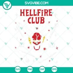 Halloween, SVG Files, Halloween Horrify Club Hellfire Club SVG File, Michael 3