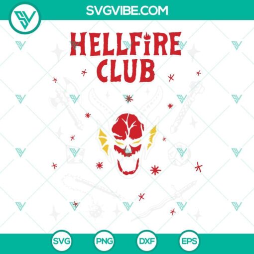 hellfire club svg stranger things 4 svg hellfire club png cricut silhouette 9 mockup