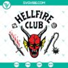 Hellfire Club SVG download with Stranger Things 4 themed files, featuring Stranger Things 4 logo. Ideal for fans of the show.