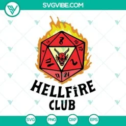 Movies, SVG Files, Hellfire Club SVG Download, Stranger Things 4 SVG Files, 4