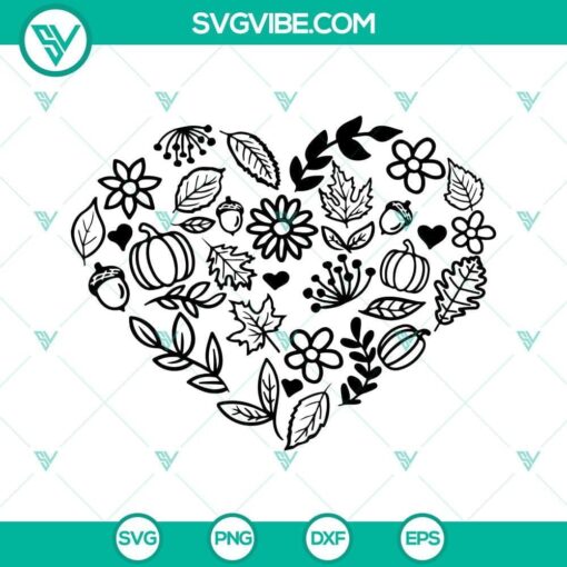 hello fall svg autumn svg autumn leaves svg fall heart svg 6 mockup