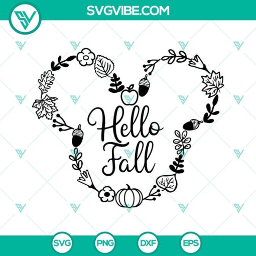 hello fall svg autumn svg disney mickey head hello fall pumpkin svg thanksgiving svg 3 mockup