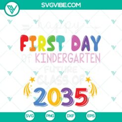 School, SVG Files, Hello Kindergarten SVG Image, Happy First Day Of 3