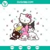 Cartoons, SVG Files, Cinnamoroll Kitty In Heart SVG File, Cinnamon Hello Kitty 14