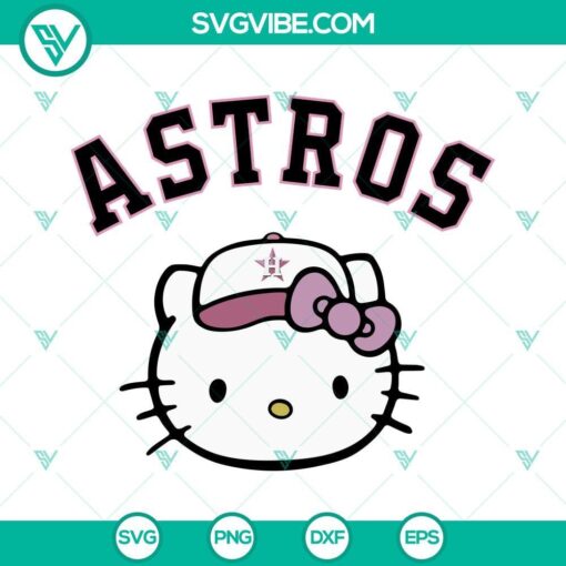 hello kitty astros pink svg astros kitty svg pink houston astros svg 4 mockup