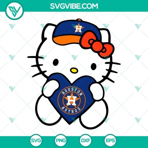 hello kitty astros svg hello kitty svg houston astros svg 2 mockup