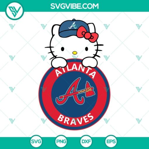 hello kitty atlanta braves svg png dxf eps cut files 9 mockup