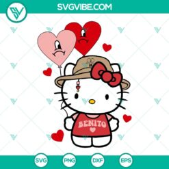 Musics, SVG Files, Valentine's Day, Hello Kitty Baby Benito Is My Valentine Svg 5