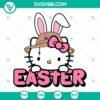 Easter, Musics, SVG Files, Hello Kitty Benito Easter SVG Files, Cute Easter Bad 13