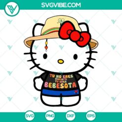 Hello Kitty Bad Bunny SVG Files PNG DXF EPS Cricut Silhouette Clipart