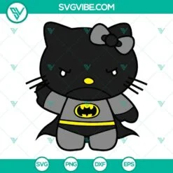 Movies, SVG Files, Hello Kitty Batman SVG File, Hello Kitty Super Hero SVG 2