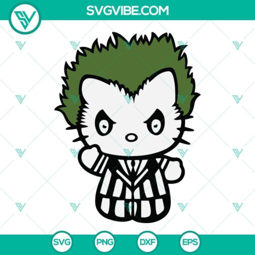 hello kitty beetlejuice svg hello kitty halloween svg beetlejuice svg 9 mockup