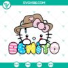 Easter, Musics, SVG Files, Hello Kitty Bad Bunny Bucket Hat Easter SVG Files, 14