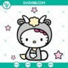 Cartoons, SVG Files, Hello Kitty Aquarius SVG Download, Waterful Hello Kitty 13