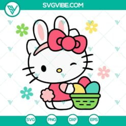 Easter, SVG Files, Cowhide Bunny Smile SVG File, Rabbit SVG Images, Cute SVG 3