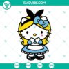 Hello Kitty Cinderella Disney Princess SVG images for crafts, t-shirts, and more. Cute and enchanting designs for Disney fans.