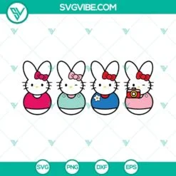 Easter, SVG Files, Dc Superheroes Peeps SVG Download Bundle, Cute Bunny Easter 12