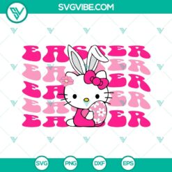 Cartoons, Easter, SVG Files, Hello Kitty Easter SVG Images, Easter Bunny Cat 5