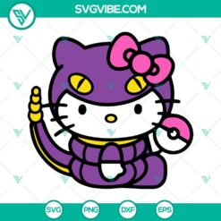 Anime, Cartoons, SVG Files, Hello Kitty Ekans SVG Images, Pokemon SVG File PNG 13