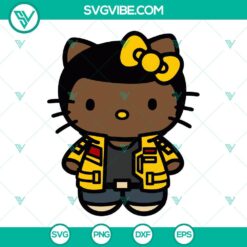 Movies, SVG Files, Hello Kitty Finn SVG Download, Kitty Star Wars SVG File PNG 9