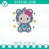 Cartoon Embroidery Designs, Embroidery Designs, Hello Kitty Cheer Bear 13