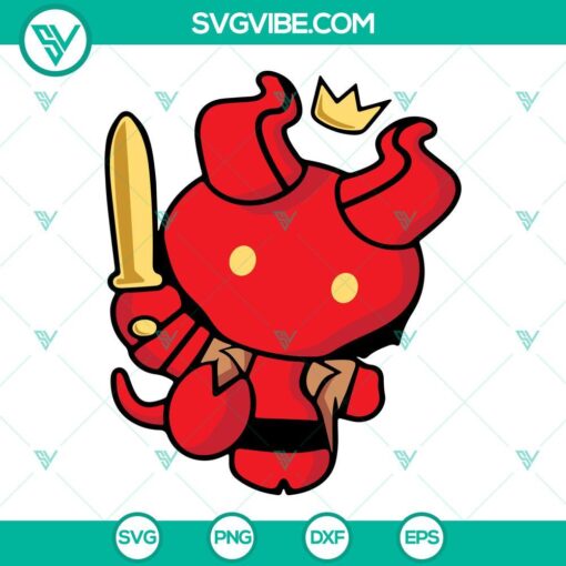 hello kitty hellboy svg kitty hellboy svg png dxf eps cricut 5 mockup