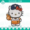 Hello Kitty Houston Astros embroidery design - download for baseball fans.