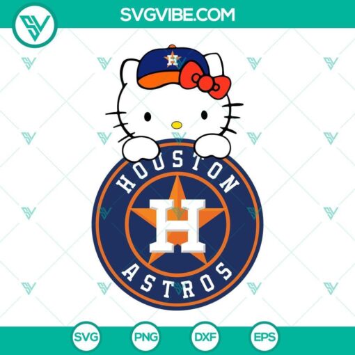 hello kitty houston astros svg png dxf eps vector clipart 1 mockup