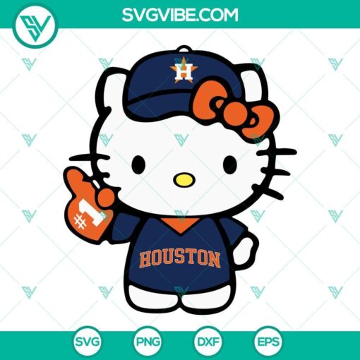 hello kitty houston astros svg png eps dxf cricut files 3 mockup