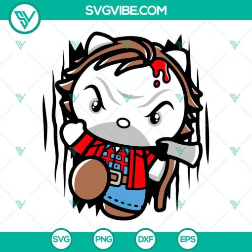 hello kitty jack torrance svg kitty the shining svg png dxf eps cricut 4 mockup