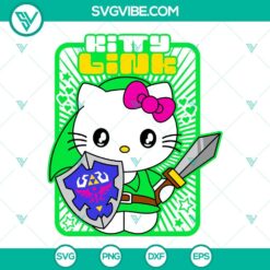 Cartoons, SVG Files, Hello Kitty Link Zelda SVG Image, Hello Kitty SVG Images 2