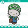 Embroidery Designs, Hello Kitty Mario Embroidery Designs, Super Mario Bros 13