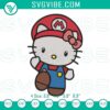 Embroidery Designs, Hello Kitty Luigi Embroidery Designs, Cute Super Mario 14