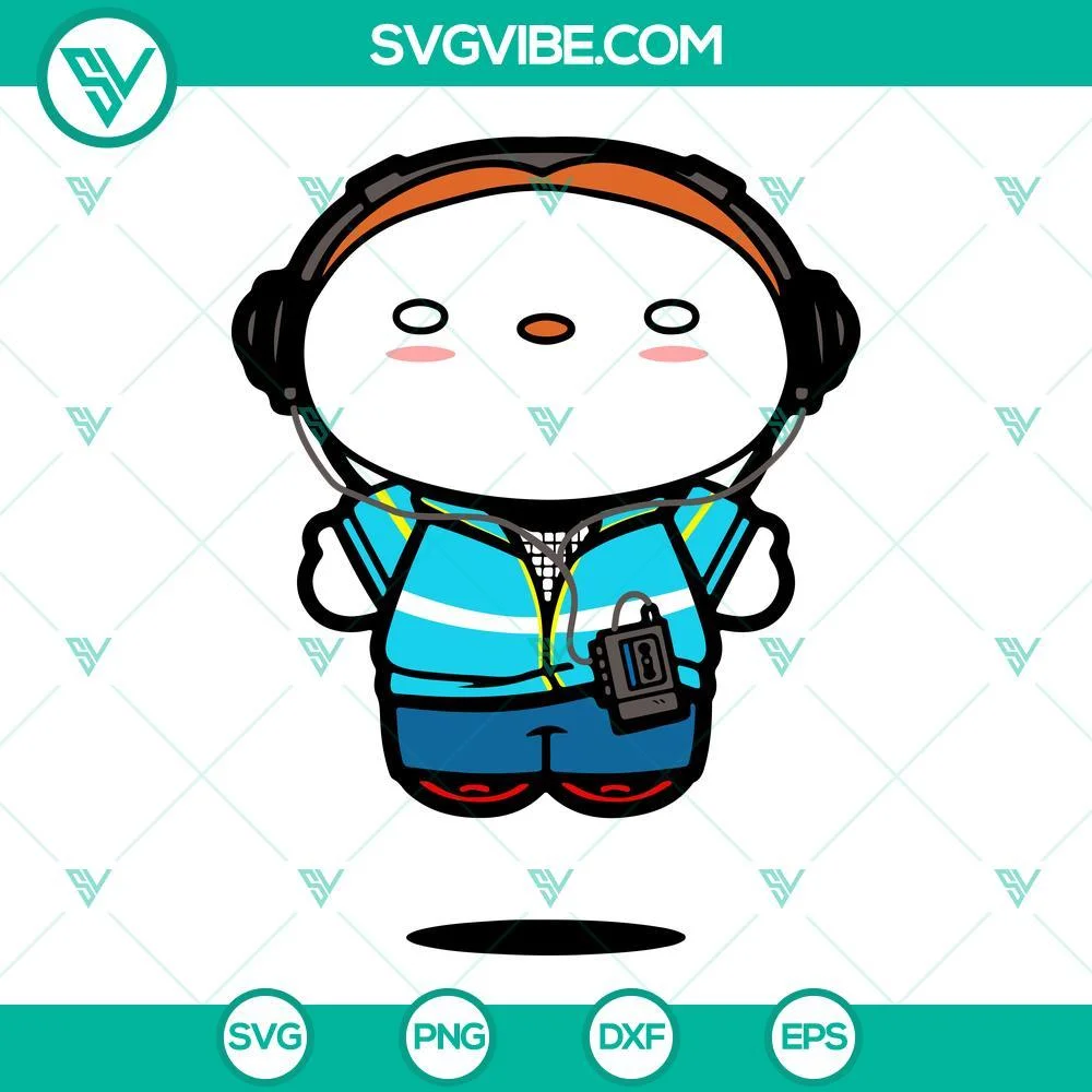 Movies, SVG Files, Hello Kitty Max Mayfield SVG Images, Kitty Stranger Things 1