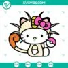 Musics, SVG Files, Peso Pluma Hello Kitty SVG Images, Peso Pluma Kawaii Cat SVG 13