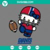 Hello Kitty New York Giants digital files for download - SVG, PNG, EPS, DXF formats. Perfect for sports fans and craft projects.