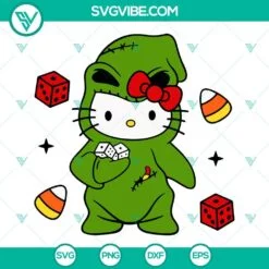 Cartoons, Halloween, SVG Files, Hello Kitty Oogie Boogie SVG Image, Hello Kitty 2