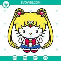 Anime, SVG Files, Sailor Moon SVG Images PNG DXF EPS, Baby Sailor Moon SVG 3