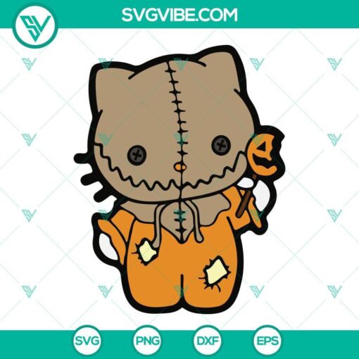 hello kitty sam trick or treat svg hello kitty horror characters svg halloween svg 10 mockup