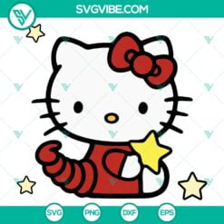 Cartoons, SVG Files, Hello Kitty Scorpio Cricut SVG, Cute Kawai Hello Kitty SVG 4